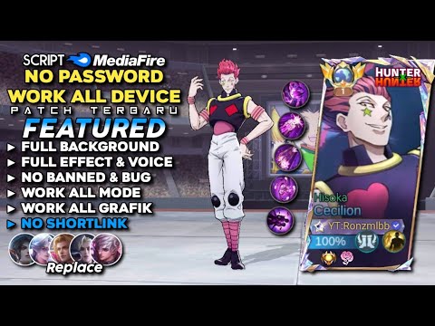 Script Skin Cecilion Hunter X Hunter Hisoka No Password | Full Effect & Voice - Patch Terbaru 2024