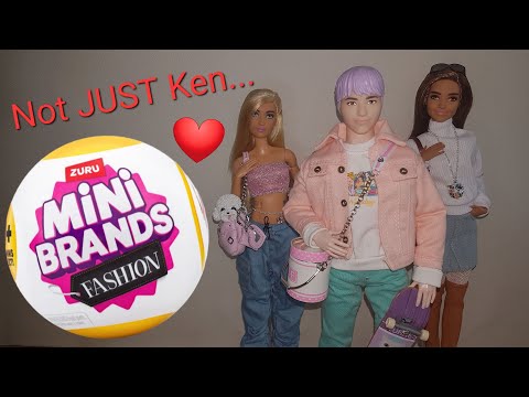 #15 Opening Mini Brands Fashion 3 with 80+ Surprises & Styling Ken/Barbies