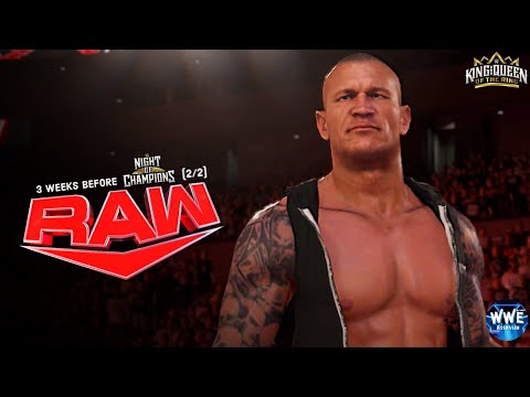 WWE 2k24 MONDAY NIGHT RAW; 3 WEEKS BEFORE NIGHT OF CHAMPIONS (2/2)