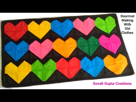 Super Beautiful Doormat Idea | Doormat Making At Home | Paydan Banane Ka Tarika #doormatmaking