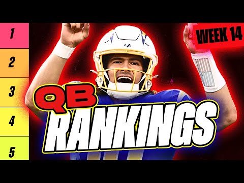 🔥 NEW Top 20 QB RANKINGS for Week 14 Fantasy Football 🚀 | Fantasy Football Rankings