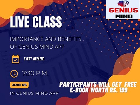 How to attend Live Class on GENIUS MIND