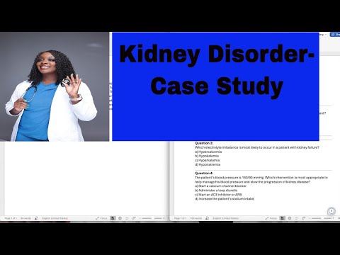 Kidney Disorder Case Study