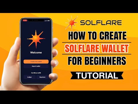 How to create SOLFLARE Wallet account | Solana Network | App Tutorial