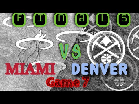 The NBA Finals Miami Vs Denver (NBA 2k14 modded to 2k24)