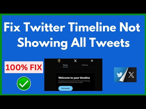 How To Fix Twitter Not Showing All Tweets | Twitter Timeline Not Working (Easy Fix)