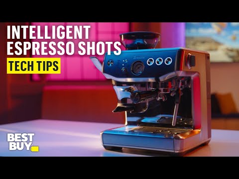 Making an Espresso Shot with the Breville Barista Express Impress – Tech Tips from Best Buy