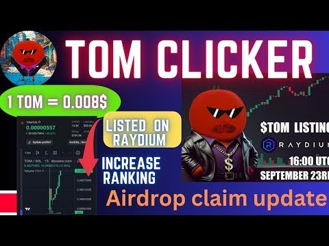 How To Connect Wallet With TomClicker Airdrop    TomClicker Airdrop Listing & Withdrawal Final Date1