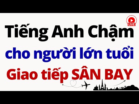 240 Câu Tiếng Anh Giao Tiếp ở Sân Bay | Luyện Nghe Tiếng Anh Giao Tiếp Chậm | Bài 1