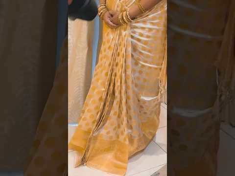 Saree drapping | bridal look glimpse | Client | coming soon 🔜❤️ #glimpse #bridallook  #makeover