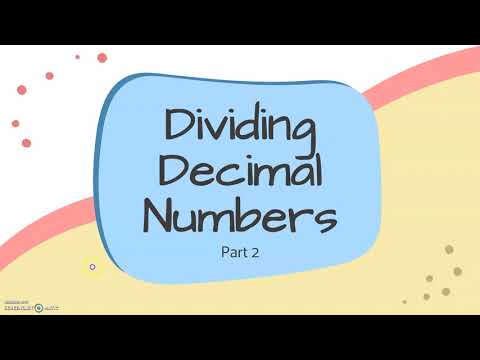 Grade 6 Math: Dividing Decimals Part 2