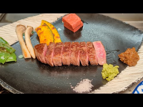 US$23! Kobe Beef Teppanyaki steak for lunch in Kobe, Japan