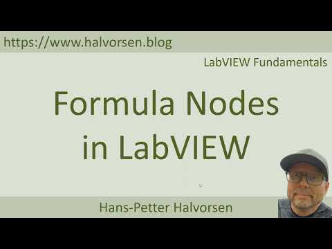 Formula Node in LabVIEW