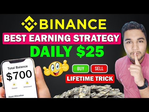 Earn $25 Daily On Binance - Binance Se Paise Kaise Kamaye | Binance Trading For Beginners | Crypto