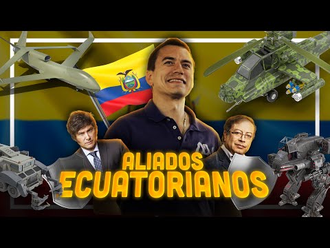 Los 4 ALIADOS MILITARES  de ECUADOR en América Latina