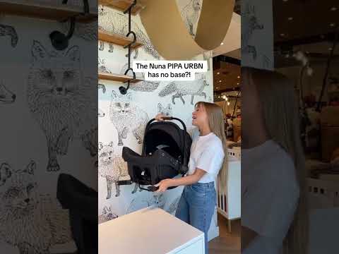 BASELESS infant car seat! #shortvideo #short #shorts #babyproducts #nuna #carseat #nunaurbn