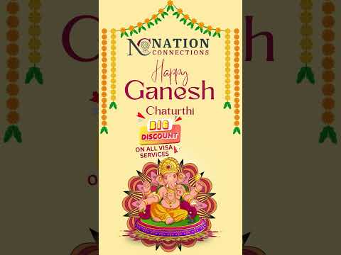 Celebrate Ganesh Chaturthi with a Special Discount on All Visa Services @NCVisas #gneshchaturthi