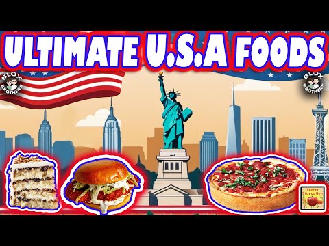 ULTIMATE Delicious USA FOODS from Every State (Part 1)/Fan made Suggestions/Secret Staycation