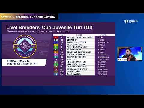 Breeders' Cup Handicapping With Matt Bernier