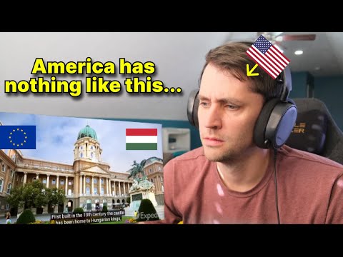 American reacts to Budapest, Hungary