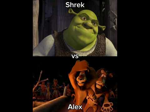 Shrek vs Alex (Shrek | Madagascar)