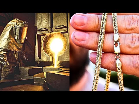 How 18K Gold Chain are Made in Factories | HOW IT'S MADE