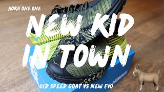 HOKA ONE ONE SPEEDGOAT EVO (first impressions) vs OLD SPEEDGOAT 4. #hokaoneone #speedgoatevo #run