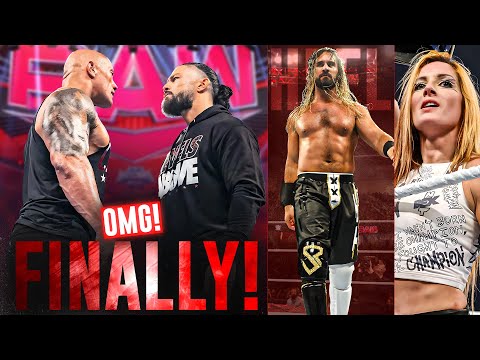 FINALLY! The Rock-Roman Reigns FACE TO FACE 🤯| Seth Rollins HEEL TURN, Becky Lynch | WWE News