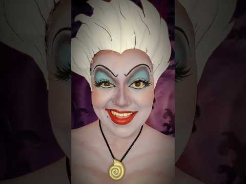 Peeero tendrás a tu hombre 😈💜🐙#ursula #disneyvillains #villana #Makeup #transformacion #halloween