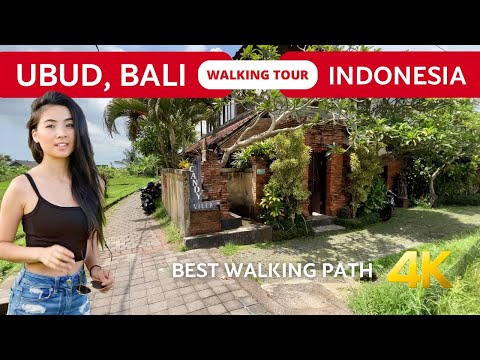 Ubud Bali Indonesia best walking path 🇮🇩