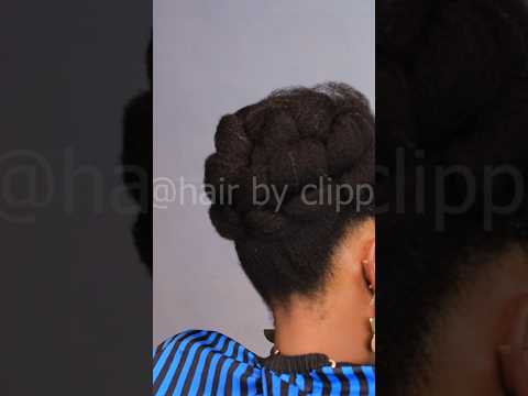 How To Style Natural Hair Like A Human Wig #naturalhair