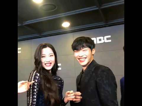 Kayoung x Dohwan (when she's laughing next to him) #dohwan #woodohwan #kayoung #munkayoung #sohigh