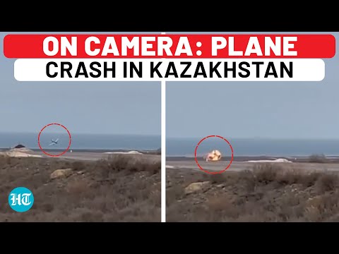 On Cam: Plane Crash In Kazakhstan; Was Flying From Baku To Grozny In Russia