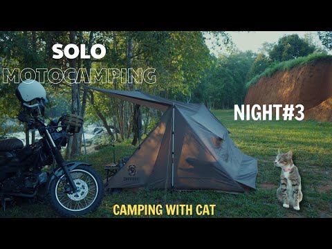 SoloMotoCamping/ Camping With Cat/ SoloRide /  ASMR