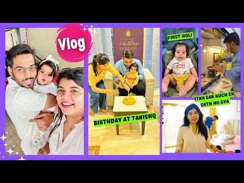 VLOG : First Holi ! itna sab kuch ek sath ho gya 🥹!Finally problem solved 🧐 !