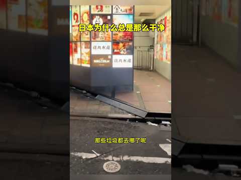 Why are Japanese streets so clean?