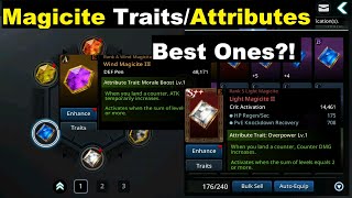 Darkness Rises Magicite Traits/Attributes Guide - Best Ones!?