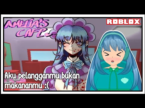 Aku pelangganmu bukan makananmu 🥲 || Roblox Indonesia || Amelia's cafe