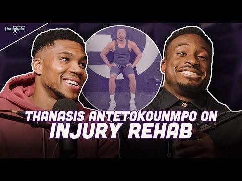 NBA MVP Giannis Antetokounmpo asks Thanasis about his injury? Is he working out for a Marvel role?