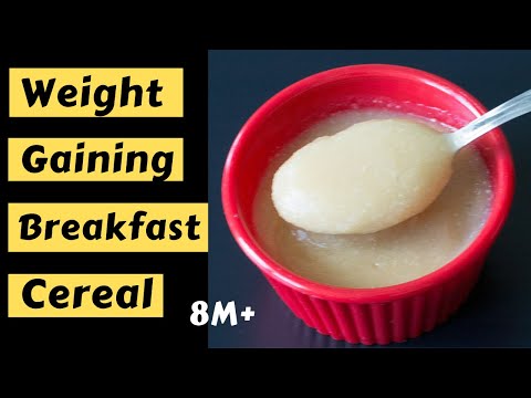 Baby Food | Weight Gaining Breakfast or Lunch for 8M+ Babies | Urad Dal Sabudana Cereal | Cerelac