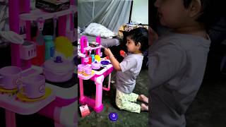 Anvi new toy , kitchen set #kitchensettoy #anvi #bhavya #newtoys