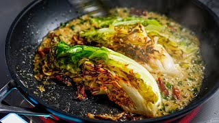 【Roasted cabbage peperoncino style】You can eat this everyday and not get fat