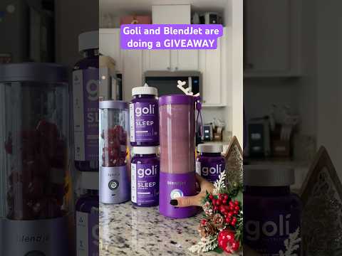 Goli and BlendJet are doing a GIVEAWAY!