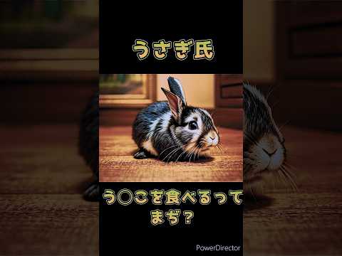 うさぎが糞を食べる理由とは？ #誰かに教えたくなる雑学 #役に立つ雑学 #ひまつぶし #雑学 #糞