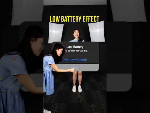 In case you were wondering how to recreate this Low Battery effect 🪫 WE GOTCHU!!! #inshot #trending