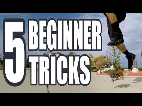 5 EASY Skateboard Tricks (That Everyone Thinks are Hard!)