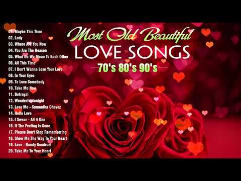 Nonstop Classic Love Songs Ever 💖Romantic Love Songs Collection💖 Sentimental and Memorable Love Song