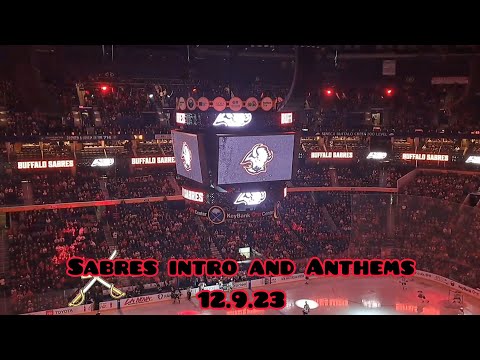 Sabres Vs Canadiens Intro and National Anthems December 9th 2023