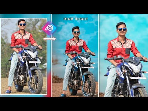 PicsArt bike pose photo editing || PicsArt best Editing || PicsArt Manipulation Editing || PicsArt e