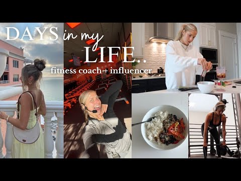 VLOG: morning routine as an orangetheory coach, healthy meal ideas, & influencer event!